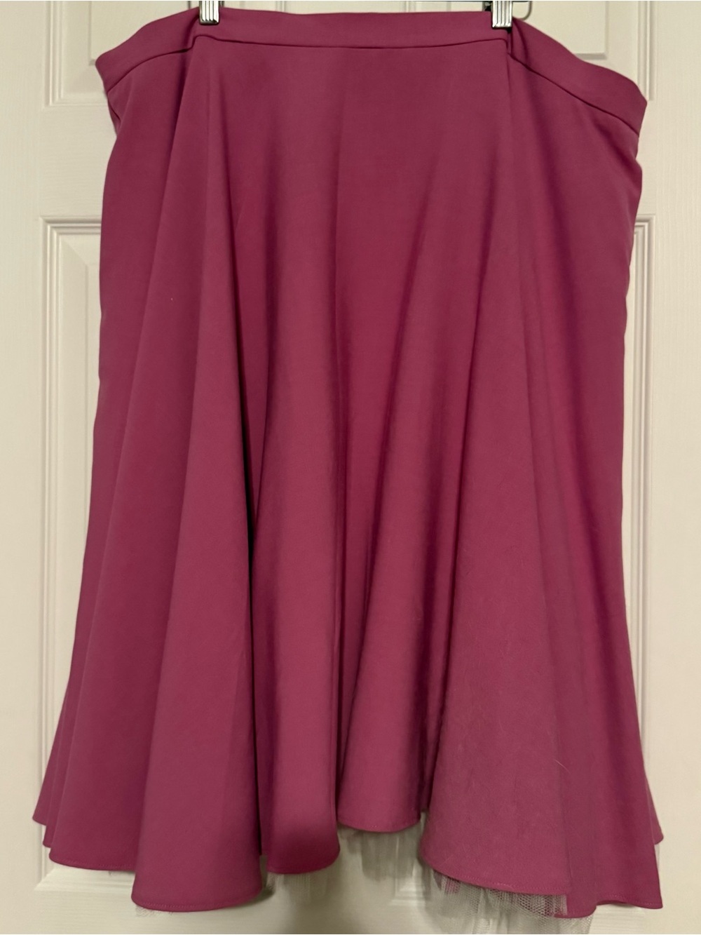 Women’s Flared Midi Skirt - Orchid Pink